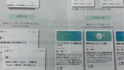 カラダからのお便り