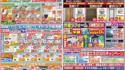 本日の折込みチラシ