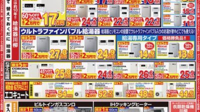 本日の折込みチラシ