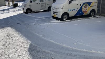 雪らしい雪