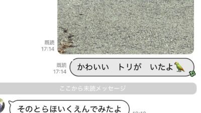子供からのLINE